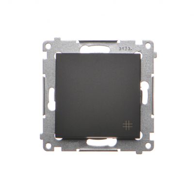 Simon 54 Łącznik krzyżowy 10A 250V szybkozłączka czarny DW7.01/49 KONTAKT (DW7.01/49)