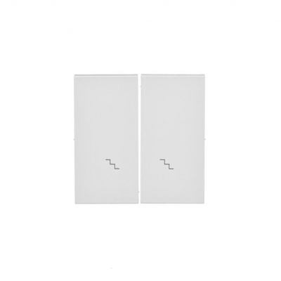 Simon 55 Klawisz podwójny z piktogramami /schody/ do: SW6/2WM Jasnoszary mat TKW6/2/114 KONTAKT (TKW6/2/114)