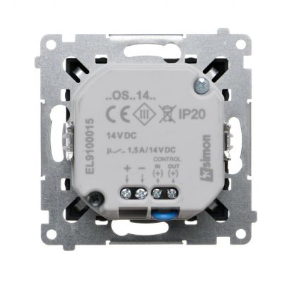 Simon 54 Oprawa oświetleniowa LED z czujnikiem ruchu 14 V DC 0.78 W białe neutralne 4000 K czarny !Wymagany zasilacz 14V DOSC14B.01/49 KONTAKT (DOSC14B.01/49)
