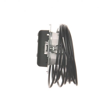 Simon 54 Regulator temperatury z wyświetlaczem z czujnikiem zewnętrznym 16(2) A 230V czarny *W komplecie czujnik zewnętrzny (sonda) DTRNSZ.01/49 KONTAKT (DTRNSZ.01/49)