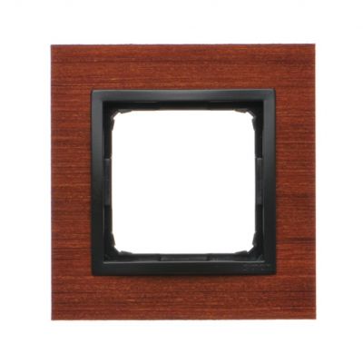 SIMON 54 NATURE WMDZ-0110xS-087 Ramka 1-krotna Nature-Drewno, CZARNY ORZECH, IP20/IP44. (IP44-należy DRN1/87 KONTAKT (DRN1/87)