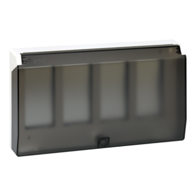 Simon Connect Ramka obudowy S500 z pokrywą 4-modułowa 8x K45 czysta biel 51040104-030 KONTAKT (51040104-030)