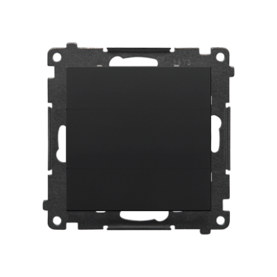 Simon 55 Zaślepka ramki Mocowanie za pomocą łapek lub wkrętów Czarny mat TPS.01/149 KONTAKT (TPS.01/149)