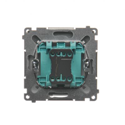 Simon Basic Łącznik pojedynczy jednobiegunowy zaciski śrubowe srebrny mat BMW1A.01/43 KONTAKT (BMW1A.01/43)