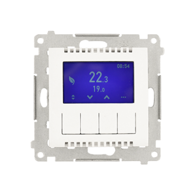 Simon 54 Termostat programowalny z wyświetlaczem z wew/zewn czujnikiem temperatury DETD1A.01/11 KONTAKT (DETD1A.01/11)