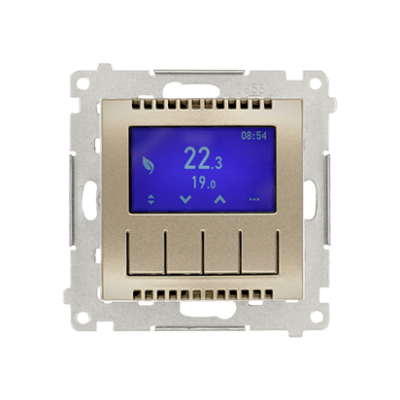Simon 54 WMDR-17xxx1-044 Termostat programowalny z wyświetlaczem z wew/zewn czujnikiem temperatury, DETD1A.01/44 KONTAKT (DETD1A.01/44)