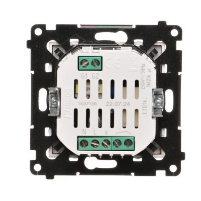 Simon 54 WMDR-17xxx1-044 Termostat programowalny z wyświetlaczem z wew/zewn czujnikiem temperatury, DETD1A.01/44 KONTAKT (DETD1A.01/44)