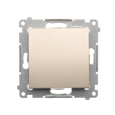 Simon 54 Łącznik pojedynczy jednobiegunowy szybkozłączka złoty mat DW1.01/44 KONTAKT (DW1.01/44)