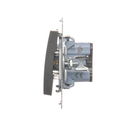 Simon 54 Łącznik pojedynczy jednobiegunowy zaciski śrubowe antracyt DW1A.01/48 KONTAKT (DW1A.01/48)