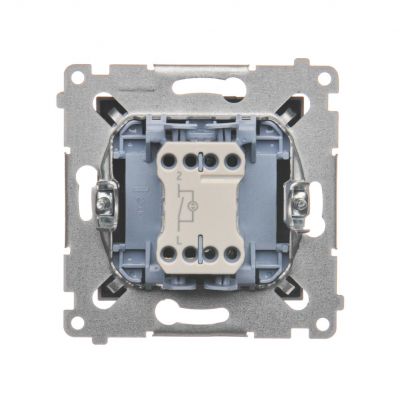 Simon 54 Łącznik pojedynczy jednobiegunowy z podświetleniem LED szybkozłączka antracyt DW1L.01/48 KONTAKT (DW1L.01/48)