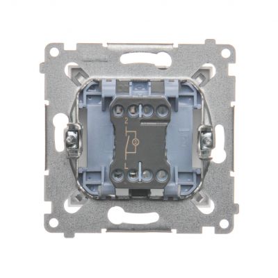 Simon 54 Łącznik pojedynczy jednobiegunowy z podświetleniem LED zaciski śrubowe biały DW1AL.01/11 KONTAKT (DW1AL.01/11)