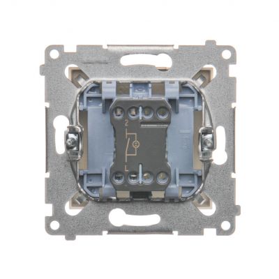 Simon 54 Łącznik pojedynczy jednobiegunowy z podświetleniem LED zaciski śrubowe kremowy DW1AL.01/41 KONTAKT (DW1AL.01/41)