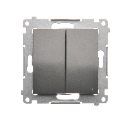 Simon 54 Łącznik świecznikowy 16A 250V zaciski śrubowe antracyt DW5A.01/48 KONTAKT (DW5A.01/48)
