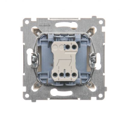 Simon 54 Łącznik świecznikowy do wersji IP44 10A 250V szybkozłączka kremowy *Posiada wkładkę uszczelniającą pod klawisze DU1W DW5B.01/41 KONTAKT (DW5B.01/41)