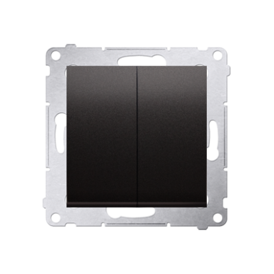 Simon 54 Łącznik świecznikowy do wersji IP44 10A 250V szybkozłączka antracyt *Posiada wkładkę uszczelniającą pod klawisze DU1W DW5B.01/48 KONTAKT (DW5B.01/48)