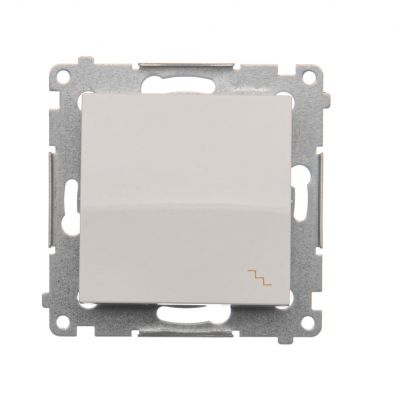 Simon 54 Łącznik schodowy 10A 250V szybkozłączka biały DW6.01/11 KONTAKT (DW6.01/11)