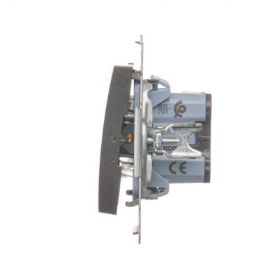 Simon 54 Łącznik schodowy 16A 250V zaciski śrubowe antracyt DW6A.01/48 KONTAKT (DW6A.01/48)