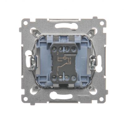 Simon 54 Łącznik schodowy z podświetleniem LED 16A 250V zaciski śrubowe biały DW6AL.01/11 KONTAKT (DW6AL.01/11)
