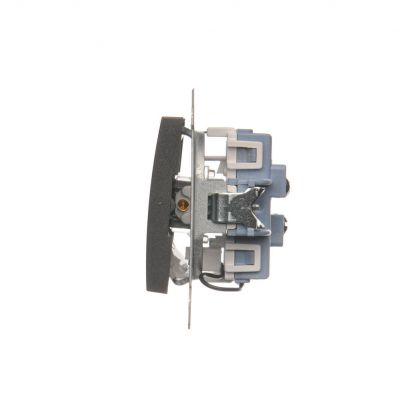 Simon 54 Łącznik schodowy podwójny z podświetleniem 10A 250V zaciski śrubowe antracyt DW6/2L.01/48 KONTAKT (DW6/2L.01/48)
