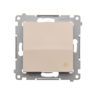 Simon 54 Łącznik krzyżowy 10A 250V szybkozłączka kremowy DW7.01/41 KONTAKT (DW7.01/41)