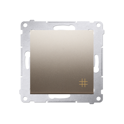 Simon 54 Łącznik krzyżowy 16A 250V zaciski śrubowe złoty mat DW7A.01/44 KONTAKT (DW7A.01/44)