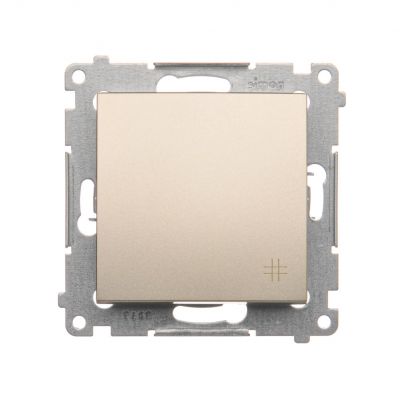 Simon 54 Łącznik krzyżowy 16A 250V zaciski śrubowe złoty mat DW7A.01/44 KONTAKT (DW7A.01/44)