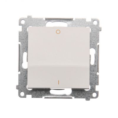 Simon 54 Łącznik dwubiegunowy 10A 250V szybkozłączka biały DW2.01/11 KONTAKT (DW2.01/11)