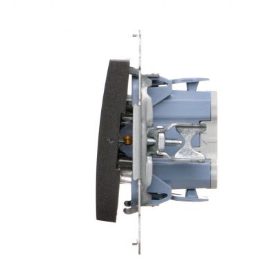 Simon 54 Łącznik dwubiegunowy 10A 250V szybkozłączka antracyt DW2.01/48 KONTAKT (DW2.01/48)