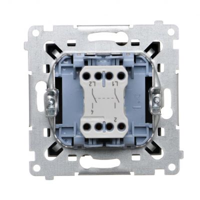 Simon 54 Łącznik dwubiegunowy 10A 250V szybkozłączka antracyt DW2.01/48 KONTAKT (DW2.01/48)
