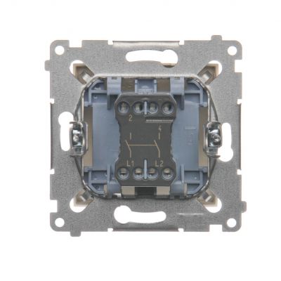 Simon 54 Łącznik dwubiegunowy 16A 250V zaciski śrubowe kremowy DW2A.01/41 KONTAKT (DW2A.01/41)