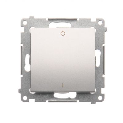 Simon 54 Łącznik dwubiegunowy 16A 250V zaciski śrubowe srebrny mat DW2A.01/43 KONTAKT (DW2A.01/43)