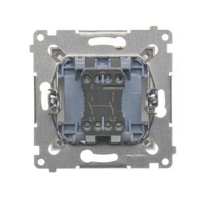 Simon 54 Łącznik dwubiegunowy 16A 250V zaciski śrubowe złoty mat DW2A.01/44 KONTAKT (DW2A.01/44)