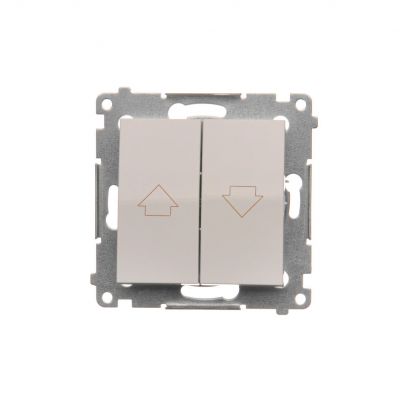 Simon 54 Przycisk roletowy 10A 250V szybkozłączka biały DZP1.01/11 KONTAKT (DZP1.01/11)