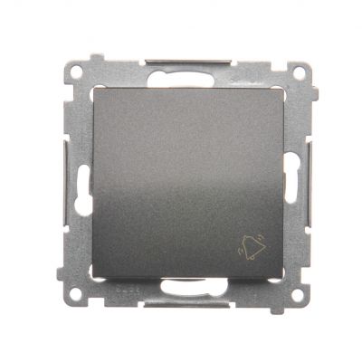 Simon 54 Przycisk zwierny /dzwonek/ 10A szybkozłączka antracyt DD1.01/48 KONTAKT (DD1.01/48)