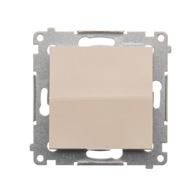Simon 54 Przycisk pojedynczy zwierny bez piktogramu 10A 250V szybkozłączka kremowy DP1.01/41 KONTAKT (DP1.01/41)