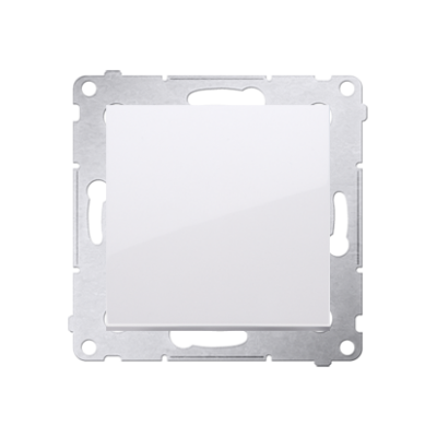 Simon 54 Przycisk pojedynczy rozwierny bez piktogramu 10A 250V szybkozłączka biały DPR1.01/11 KONTAKT (DPR1.01/11)