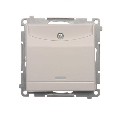 Simon 54 Łącznik hotelowy z podświetleniem biały *Tylko do ramek S54 PREMIUM. Wymagane jest zastosowanie przekaźnika/stycznika DWH1.01/11 KONTAKT (DWH1.01/11)