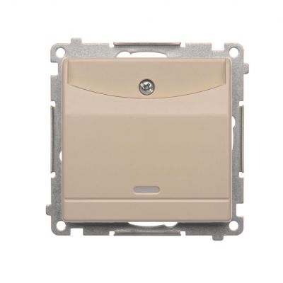 Simon 54 Łącznik hotelowy z podświetleniem kremowy *Tylko do ramek S54 PREMIUM. Wymagane jest zastosowanie przekaźnika/stycznika DWH1.01/41 KONTAKT (DWH1.01/41)