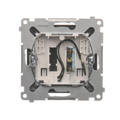 Simon 54 Łącznik hotelowy z podświetleniem antracyt *Tylko do ramek S54 PREMIUM. Wymagane jest zastosowanie przekaźnika/stycznika DWH1.01/48 KONTAKT (DWH1.01/48)