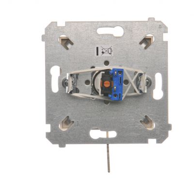 Łącznik na kluczyk pojedynczy jednobiegunowy 2 pozycyjny /0-I/ styk 1Z 5A 250V DW1K.01/41 KONTAKT (DW1K.01/41)