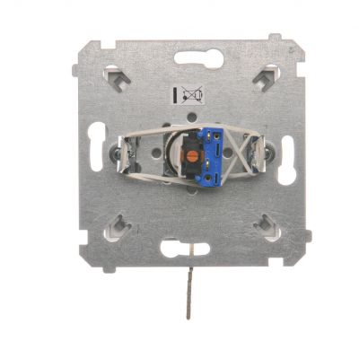 Łącznik na kluczyk pojedynczy jednobiegunowy 2 pozycyjny /0-I/ styk 1Z 5A 250V DW1K.01/43 KONTAKT (DW1K.01/43)