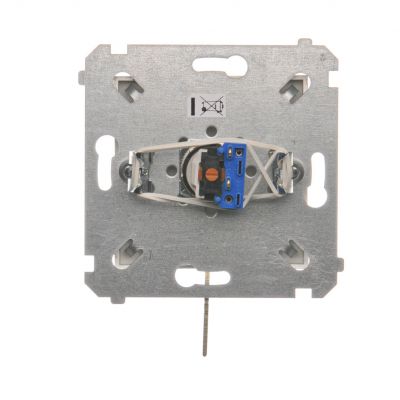 Łącznik na kluczyk pojedynczy jednobiegunowy 2 pozycyjny /0-I/ styk 1Z 5A 250V DW1K.01/44 KONTAKT (DW1K.01/44)