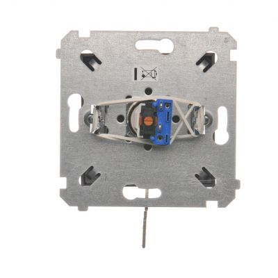 Łącznik na kluczyk pojedynczy jednobiegunowy 2 pozycyjny /0-I/ styk 1Z 5A 250V DW1K.01/48 KONTAKT (DW1K.01/48)