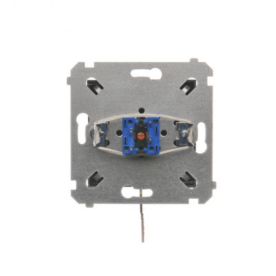 Simon 54 Łącznik na kluczyk roletowy 1-bieg. 3 pozycyjny „I-0-II" 2 styki N/O 5A 250. Możliwość wyjęcia klucza w każdej pozycji antracyt DWZK.01/48 KONTAKT (DWZK.01/48)