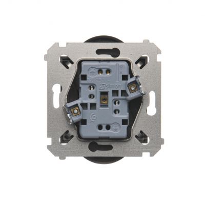 Simon 54 Gniazdo wtyczkowe podwójne z uziemieniem z przesłonami 16A 250V zaciski śrubowe antracyt DGZ2MZ.01/48 KONTAKT (DGZ2MZ.01/48)