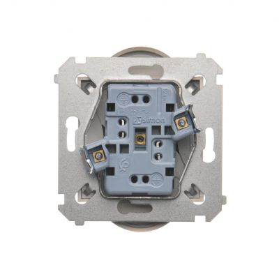 Simon 54 Gniazdo wtyczkowe bez uziemienia z przesłonami podwójne 16A 250V zaciski śrubowe złoty mat *Do ramek S54 PREMIUM DG2MZ.01/44 KONTAKT (DG2MZ.01/44)