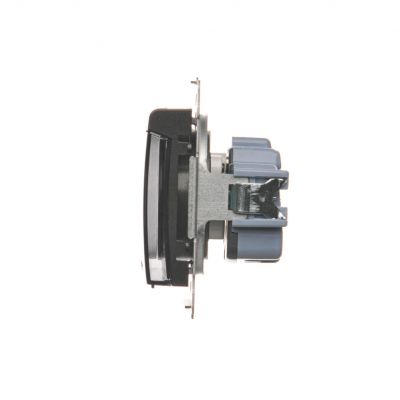 SIMON54 gniazdo pojedyncze z klapką DGZ1BUZ.01/48A KONTAKT (DGZ1BUZ.01/48A)