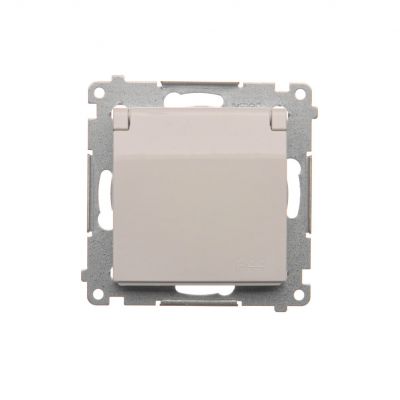 Simon 54 Gniazdo wtyczkowe do wersji IP44 bez uszczelki 16A 250V zaciski śrubowe biały *Wymagana uszczelka ramki DGZ1BUZ.01/11 KONTAKT (DGZ1BUZ.01/11)