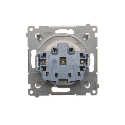 Simon 54 Gniazdo wtyczkowe do wersji IP44 bez uszczelki 16A 250V zaciski śrubowe biały *Wymagana uszczelka ramki DGZ1BUZ.01/11 KONTAKT (DGZ1BUZ.01/11)