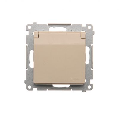 Simon 54 Gniazdo wtyczkowe do wersji IP44 bez uszczelki 16A 250V zaciski śrubowe kremowy *Wymagana uszczelka ramki DGZ1BUZ.01/41 KONTAKT (DGZ1BUZ.01/41)